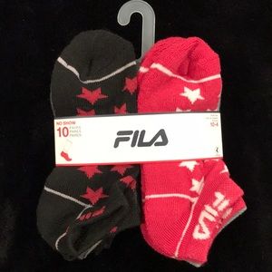 Brand new FILA girl’s no show socks